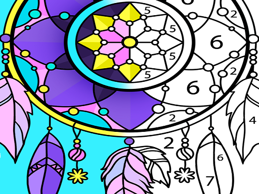 Adult Coloring Book Game Of Stress Relieving