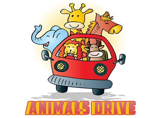 Animals Drive Jigsaw