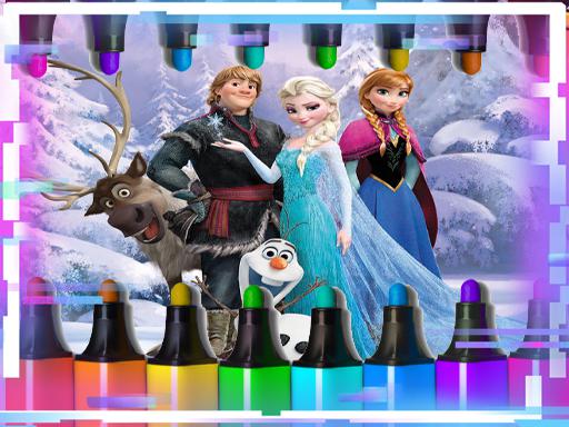 Anna Frozen Coloring Book