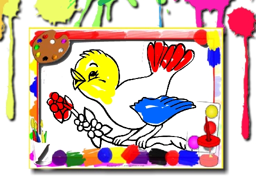 Birds Coloring Book