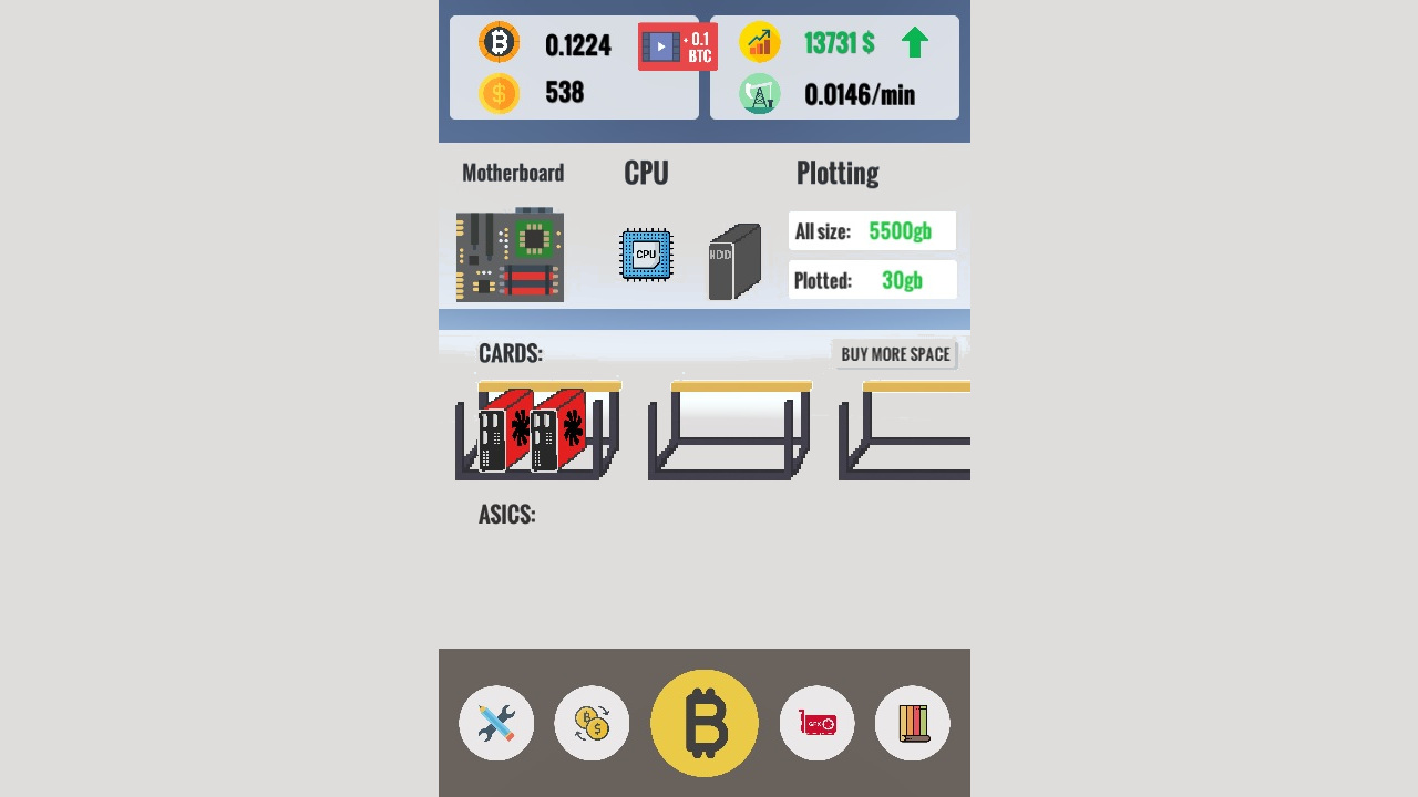 Bitcoin Clicker