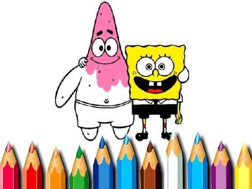 BTS Sponge Bob Coloring