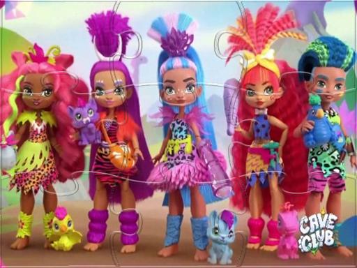 Cave Club Dolls Jigsaw Puzzle Game