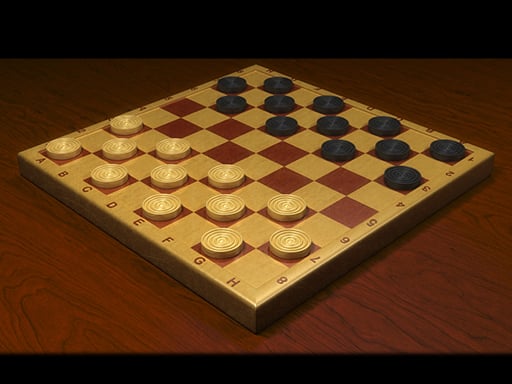 Checkers Dama chess board