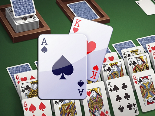 Double klondike solitaire Card