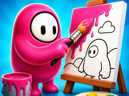Fall Boys Coloring Book
