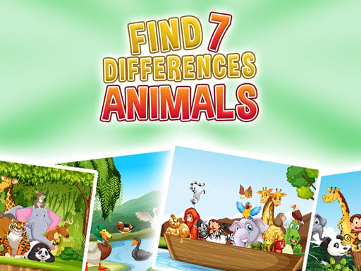 Find 7 Differences - Animals