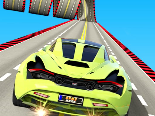 Impossible car stunt mega ramp 3d 