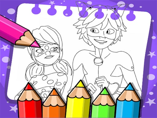 Miraculous Ladybug Coloring Book