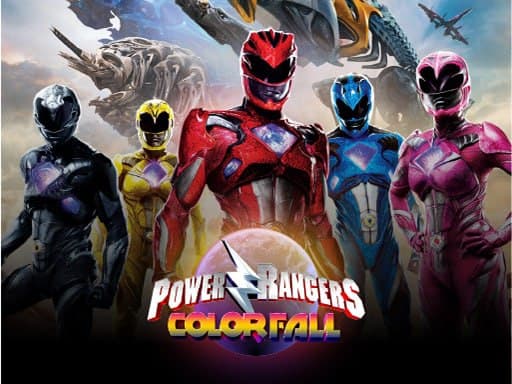 Power Rangers Color Fall - Pin Pull - Puzzle Game