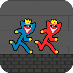 Red and Blue Stickman Huggy 2