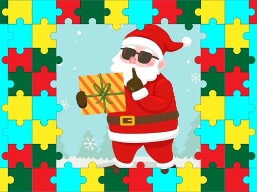 Santa Puzzle For Kids