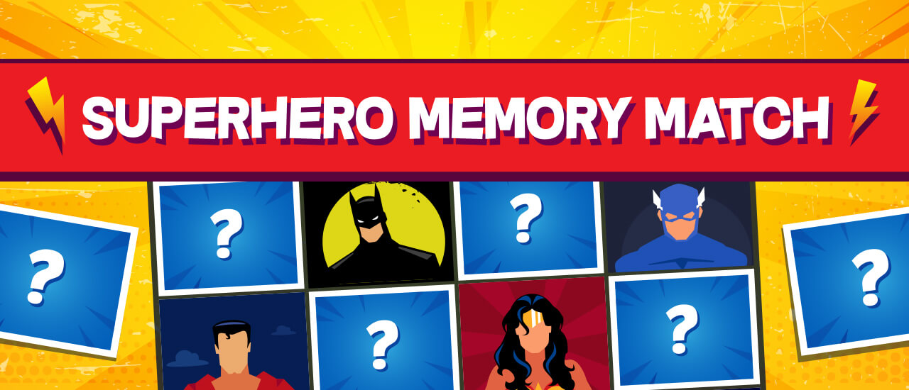 Superhero Memory Match