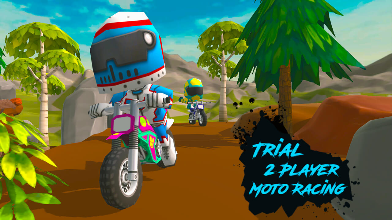 Trial 2 Player Moto Racing