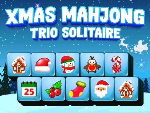 Xmas Mahjong Trio Solitaire